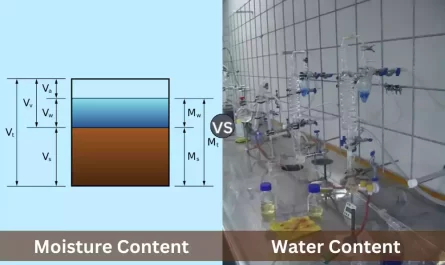 Difference Between Moisture Content and Water Content