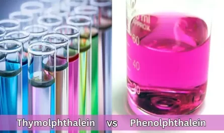 Difference Between Thymolphthalein and Phenolphthalein