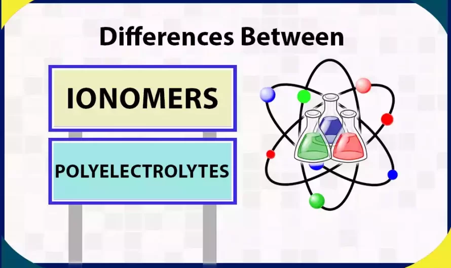 Difference Between Ionomers and Polyelectrolytes