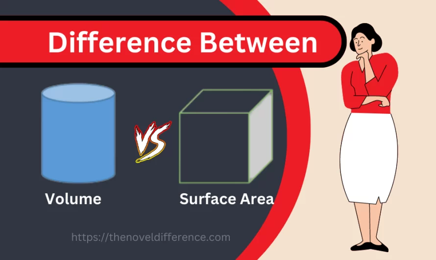 Difference Between Volume and Surface Area