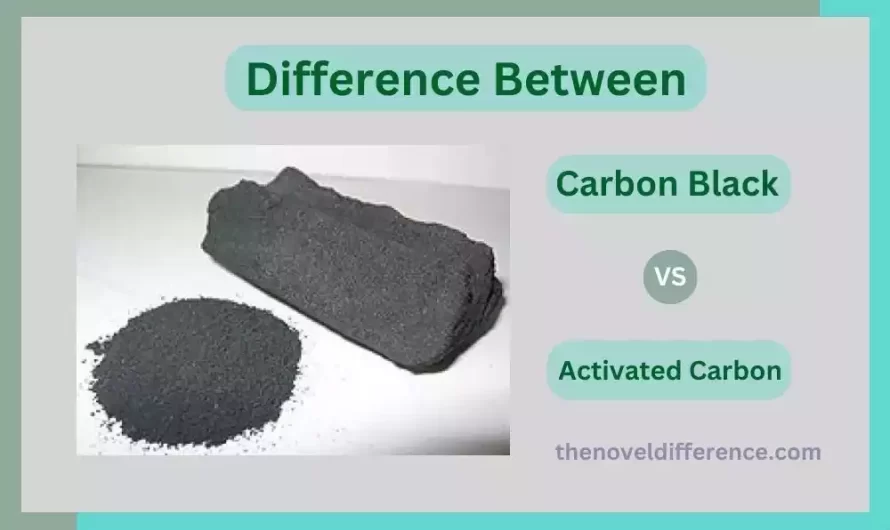 Difference Between Carbon Black and Activated Carbon