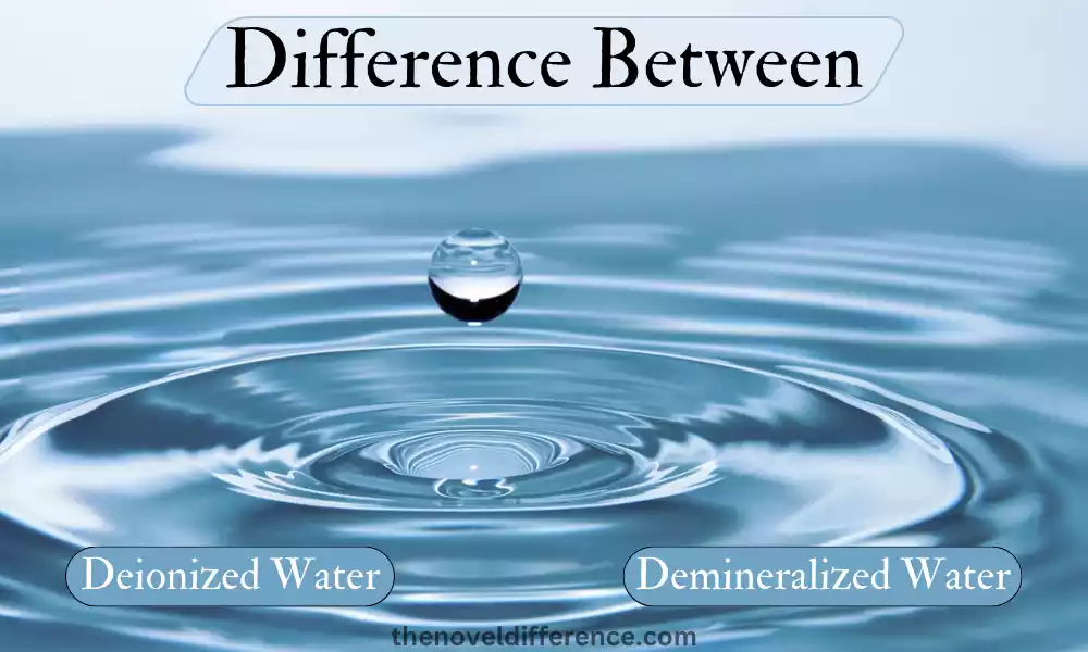 Deionized Water and Demineralized Water
