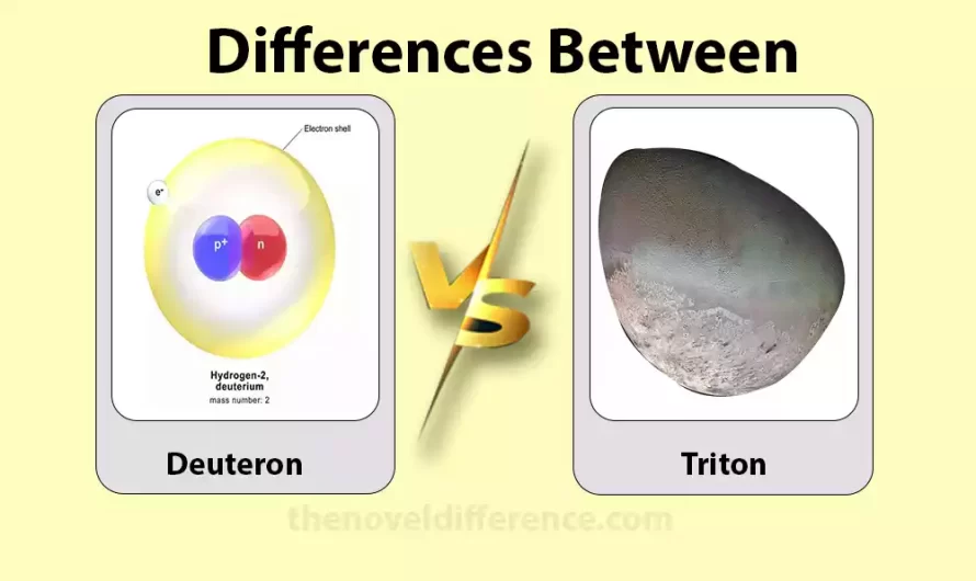 Difference Between Deuteron and Triton