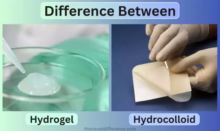 Difference Between Hydrogel and Hydrocolloid