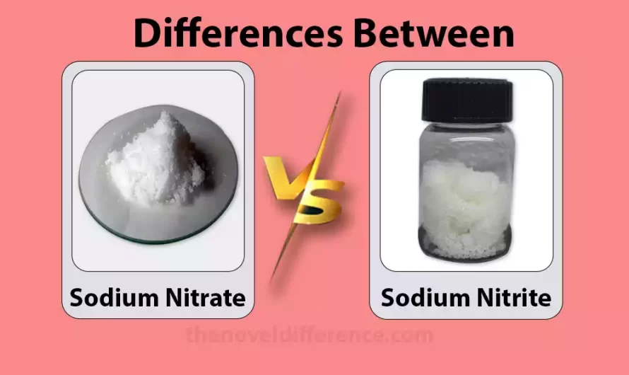 Difference Between Sodium Nitrate and Sodium Nitrite