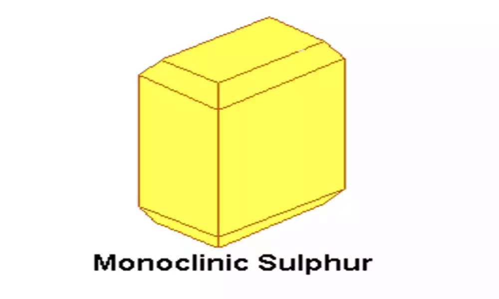 Monoclinic Sulfur