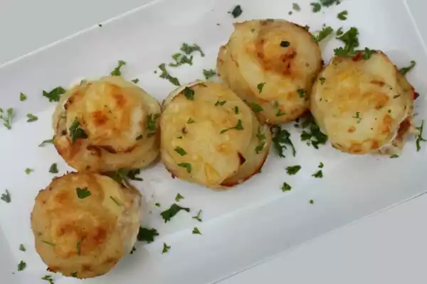 Potato Stacks with Gouda Cheese Recipe