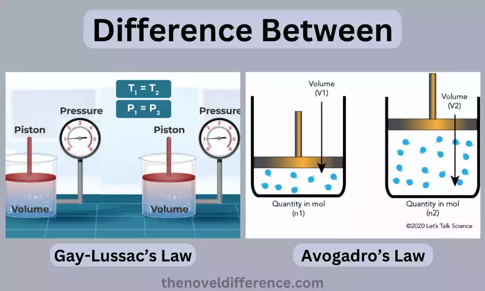 Gay Lussac’s Law and Avogadro’s Law 5 best difference