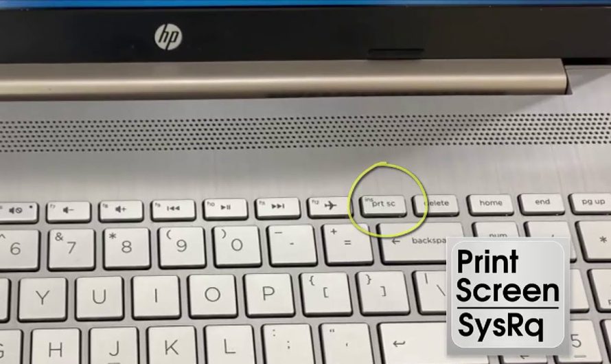 How to Take a Screenshot on an HP Laptop with Windows 10